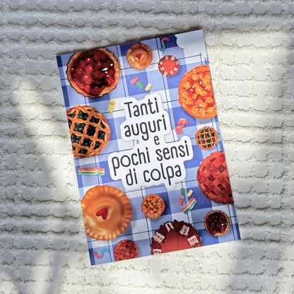 foto fronte biglietto di auguri a tema dolcetti 